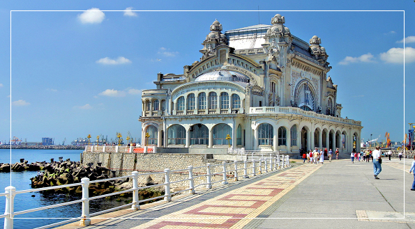 The old Casino and the surrounding promenade